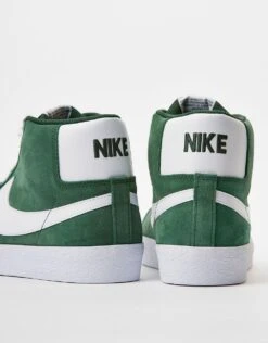 Nike SB Zoom Blazer Mid Skate Shoes - Fir/White-Fir-White-Gum Lt Brown -Nike 001163723 5