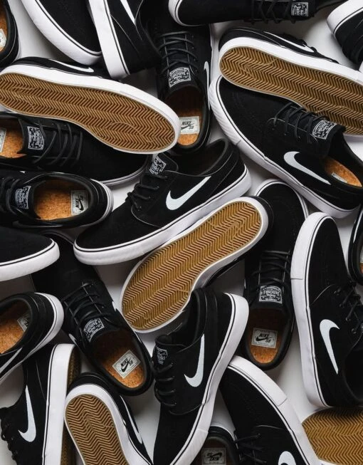 Nike SB Zoom Janoski OG+ Skate Shoes - Black/White-Black-White-Black-Gum Lt Brown -Nike 001163724 1