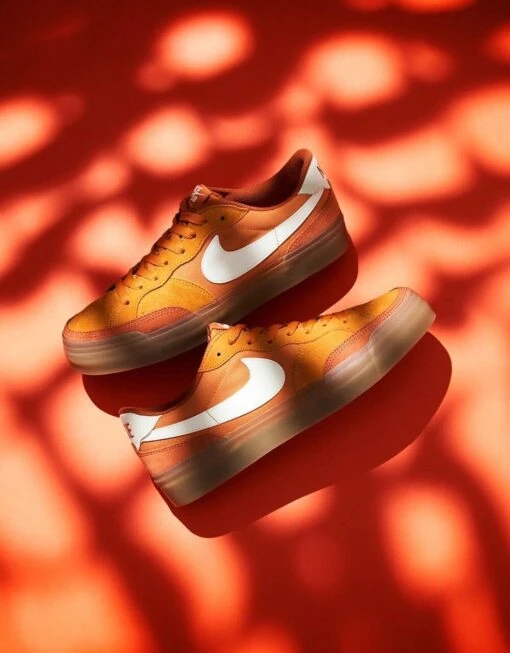 Nike SB Zoom Pogo Plus Skate Shoes - Monarch/Summit White-Burnt Sunrise-Gum Lt Brown -Nike 001163726 2 062af2b0 41f1 4ecd acb6 c98680778b68