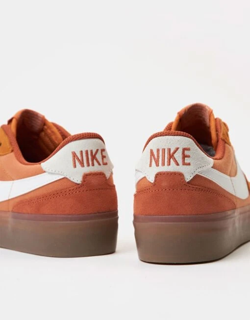 Nike SB Zoom Pogo Plus Skate Shoes - Monarch/Summit White-Burnt Sunrise-Gum Lt Brown -Nike 001163726 4