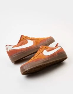 Nike SB Zoom Pogo Plus Skate Shoes - Monarch/Summit White-Burnt Sunrise-Gum Lt Brown -Nike 001163726 6