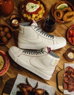 Nike SB 'Welcome Madrid' Zoom Blazer Mid QS Skate Shoes - Sail/Dark Beetroot-White -Nike 001166991 1 dc57f125 9c97 43a3 b9c6 9293b61b157d