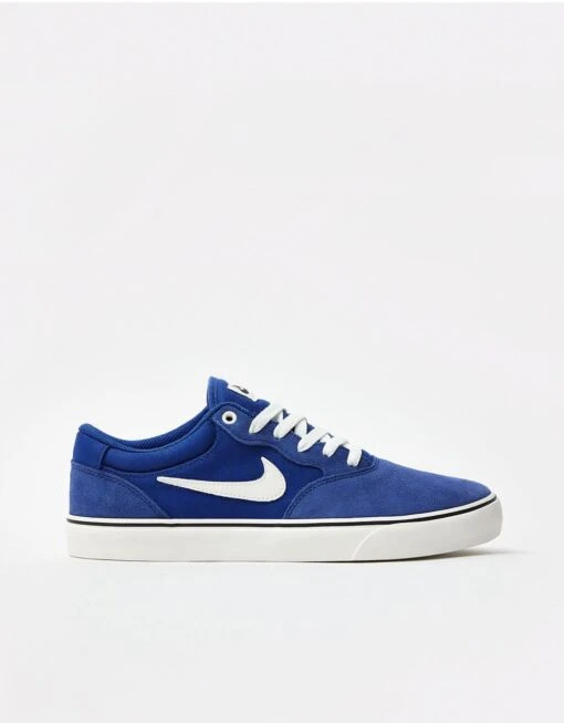 Nike SB Chron 2 Skate Shoes - Deep Royal Blue/Sail-Deep Royal Blue-Sail-Black -Nike 001168617