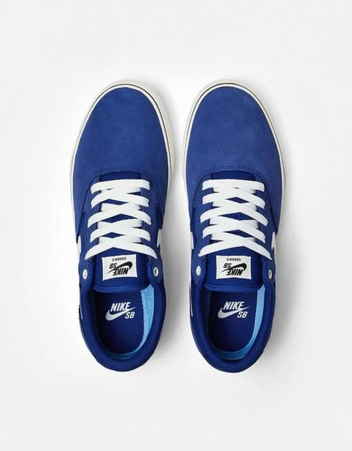 Nike SB Chron 2 Skate Shoes - Deep Royal Blue/Sail-Deep Royal Blue-Sail-Black -Nike 001168617 5