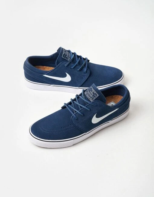 Nike SB Zoom Janoski OG+ Skate Shoes - Navy/White-Navy-White-Gum Lt Brown -Nike 001168626 7