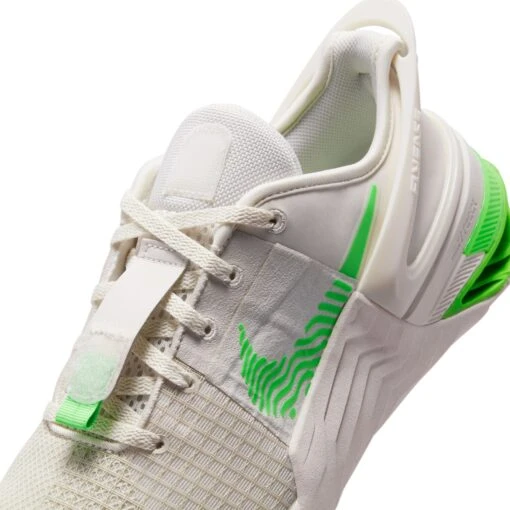 Nike Metcon 8 Flyease Training Shoes In White And Green -Nike AURORA DO9388 006 PHSYD004 2000