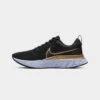 Nike React Infinity Run Flyknit 2 Running Shoes In Black And Gold -Nike CT2423 009 A 1