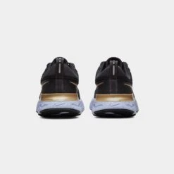 Nike React Infinity Run Flyknit 2 Running Shoes In Black And Gold -Nike CT2423 009 F 1