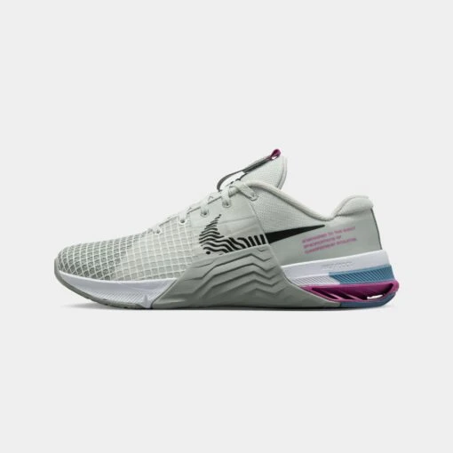 Nike Metcon 8 Training Shoes In Silver -Nike DO9327 004 A