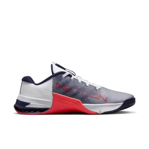 Nike Metcon 8 Training Shoes In White And Red -Nike DO9328 101 PHSRH001 2000