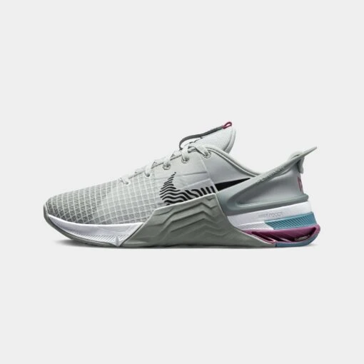 Nike Metcon 8 FlyEase Training Shoes In Silver -Nike DO9381 002 A 1