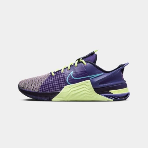 Nike Metcon 8 Flyease AMP Training Shoes In Purple -Nike FD0457 500 A 1